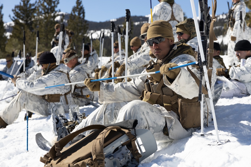 Marines learn to operate and survive in cold mountainous environments at MCMWTC