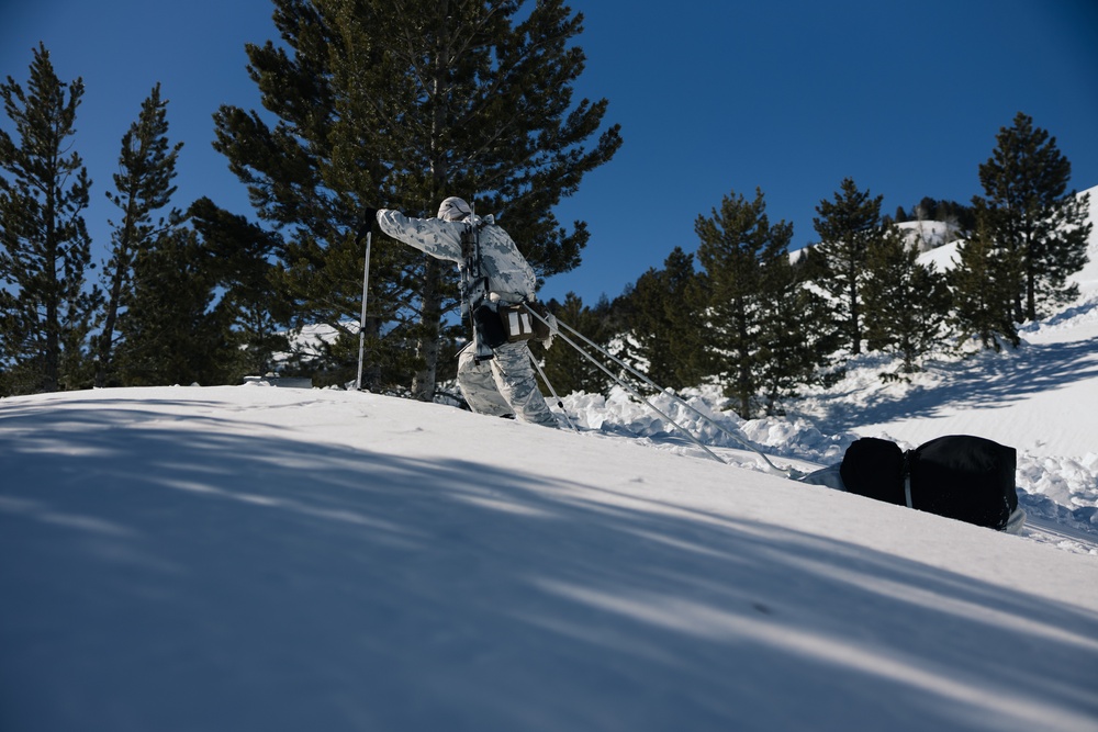 Marines learn to operate and survive in cold mountainous environments at MCMWTC