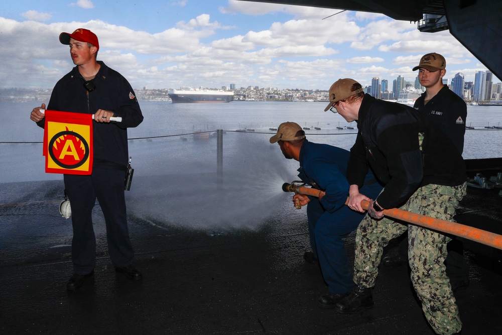 USS Abraham Lincoln conducts routine operations