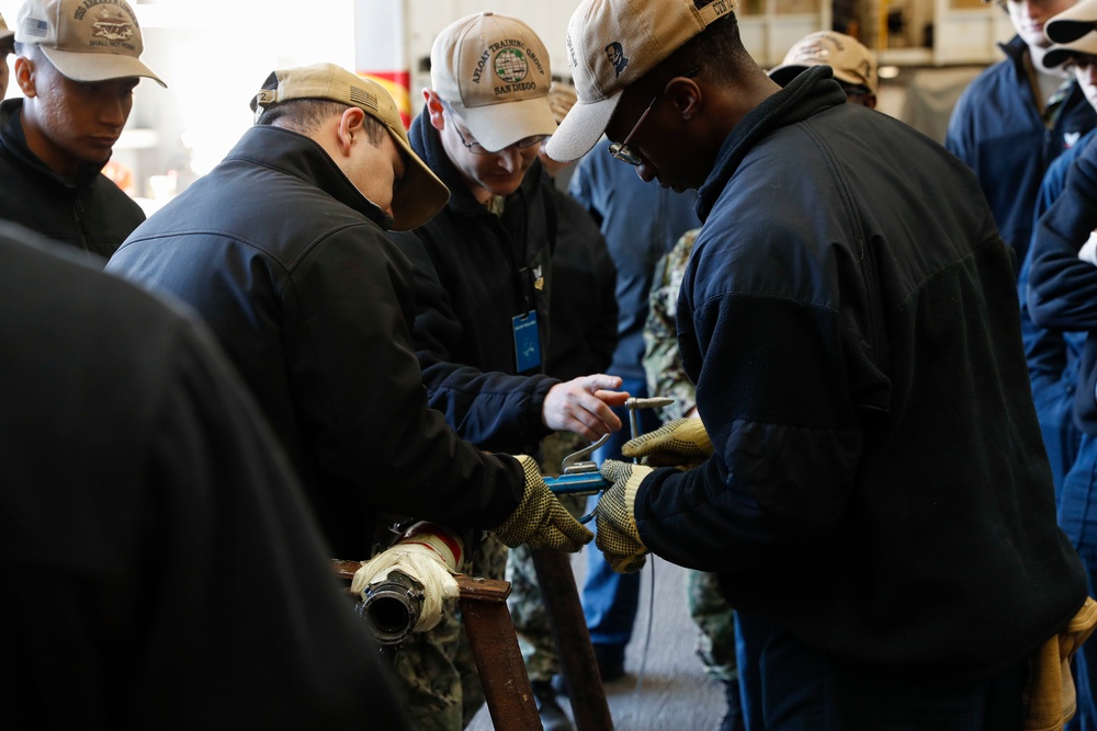 USS Abraham Lincoln conducts routine operations