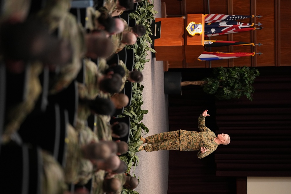 U.S. SPACECOM SEL Speaks to Air Force SNCOA