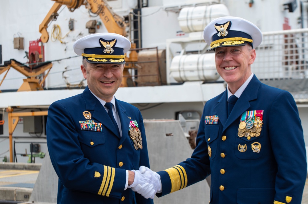 Coast Guard Cutter Decisive decommissioning ceremony