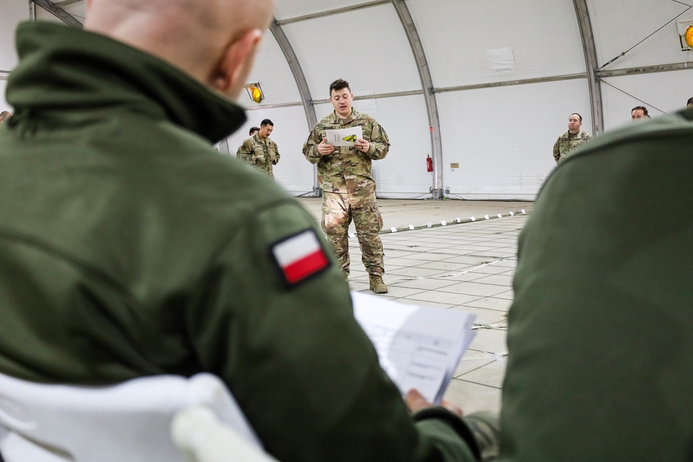 Black Jack Conducts Combined Arms Rehearsal