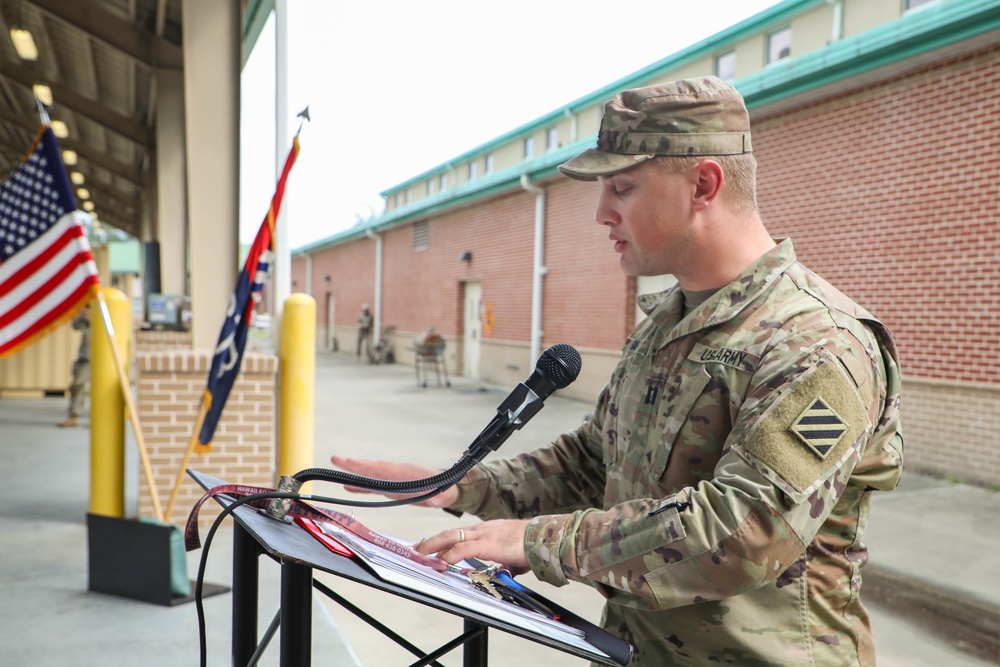 3rd Division Sustainment Brigade change of command ceremony