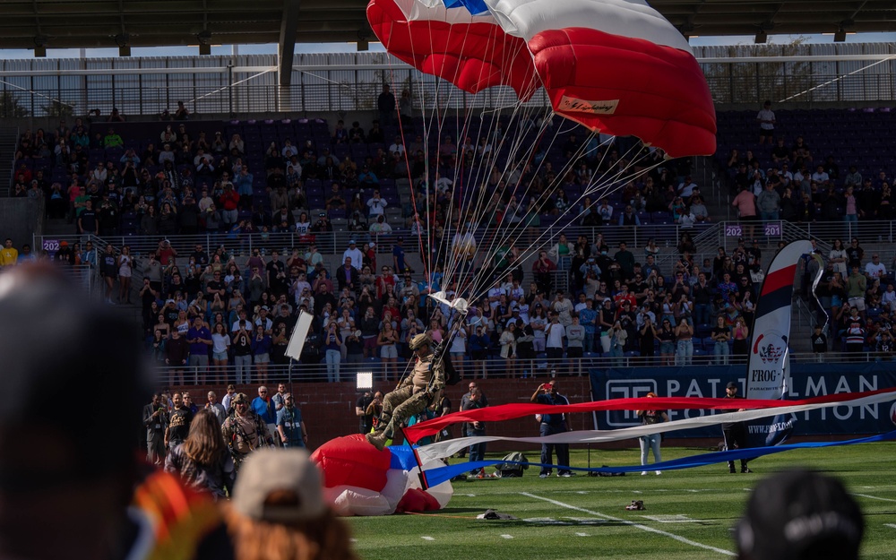 Luke Airmen participate in Celebrity Flag Football Game