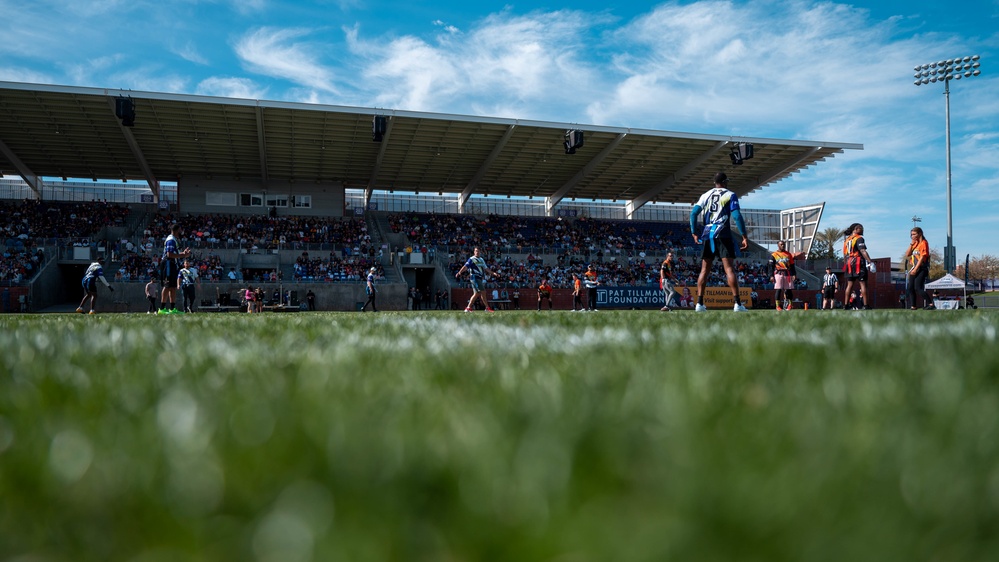 Luke Airmen participate in Celebrity Flag Football Game