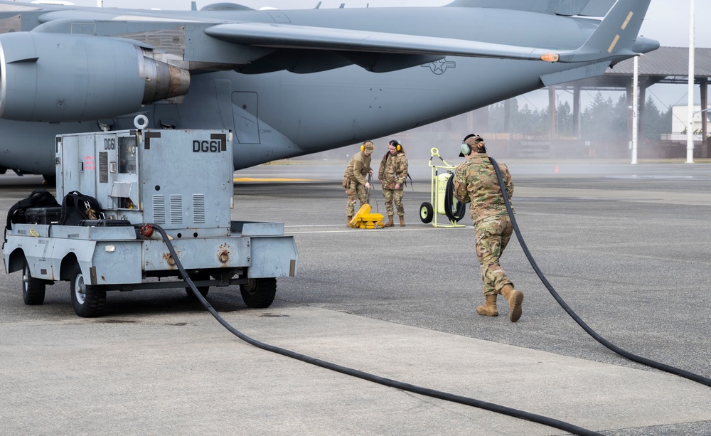 62d AW launches into Women’s History Month with all-female flight