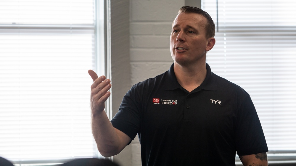 Medal of Honor Recipient Dakota Meyer visits MCB Camp Lejeune