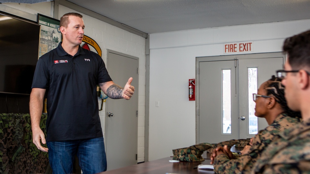 Medal of Honor Recipient Dakota Meyer visits MCB Camp Lejeune