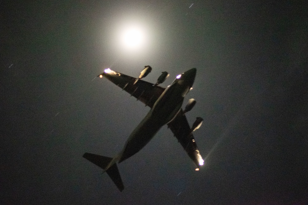 3rd AEW ATC and C-17 Pilots conduct low light training during Agile Reaper 23-1