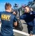 USS Benfold Conducts Security Reaction Force Team Basic training while Underway