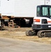 Contractors prepare World War II-era barracks buildings to be moved at Fort McCoy