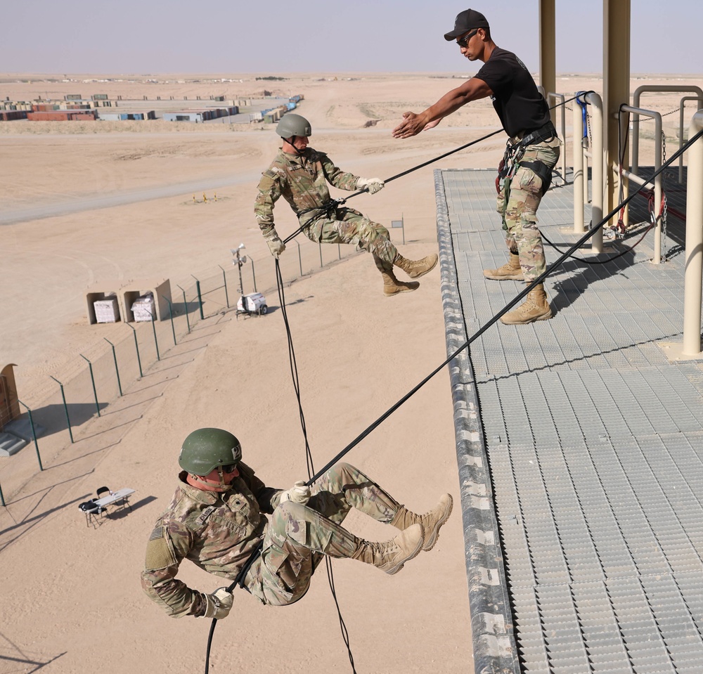 Air Assault School nears completion at Camp Buehring