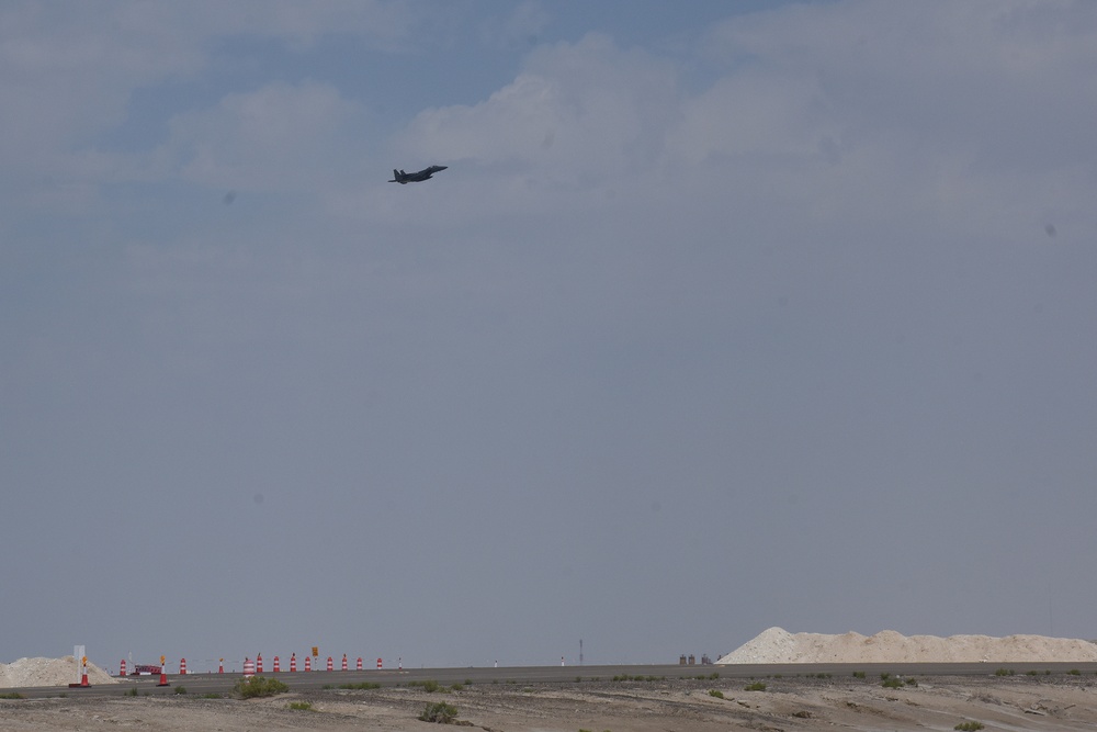 380th AEW Hosts Exercise Iron Falcon