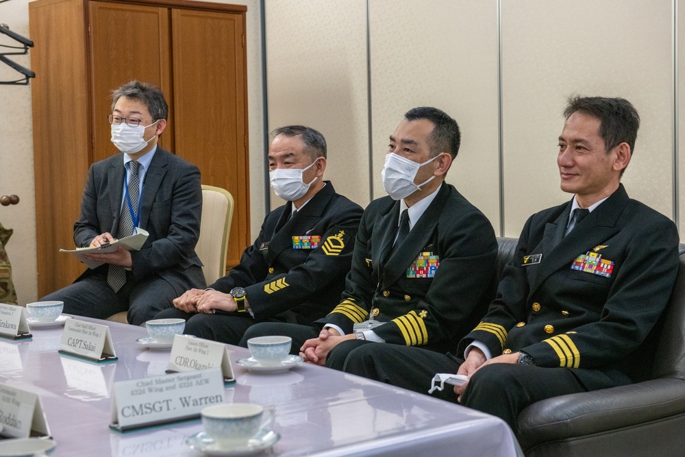 Yokota, Creech leadership visit Kanoya Air Base