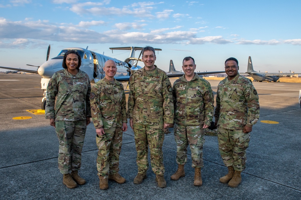 Yokota, Creech leadership visit Kanoya Air Base