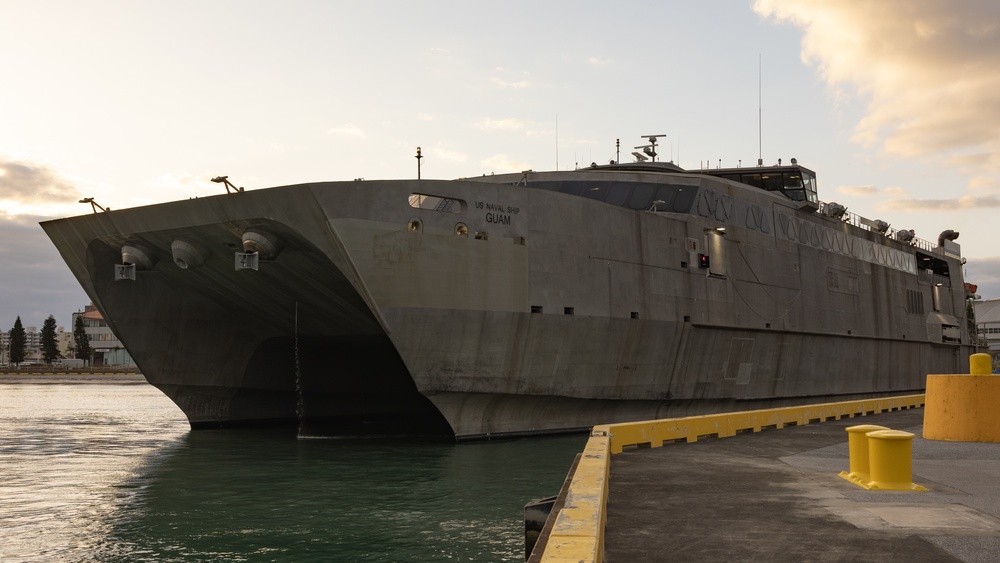 Freedom Shield 23: III MEF Embarkation on USNS Guam