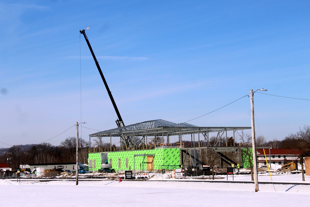 February 2023 construction operations of $11.96 million transient training brigade headquarters at Fort McCoy