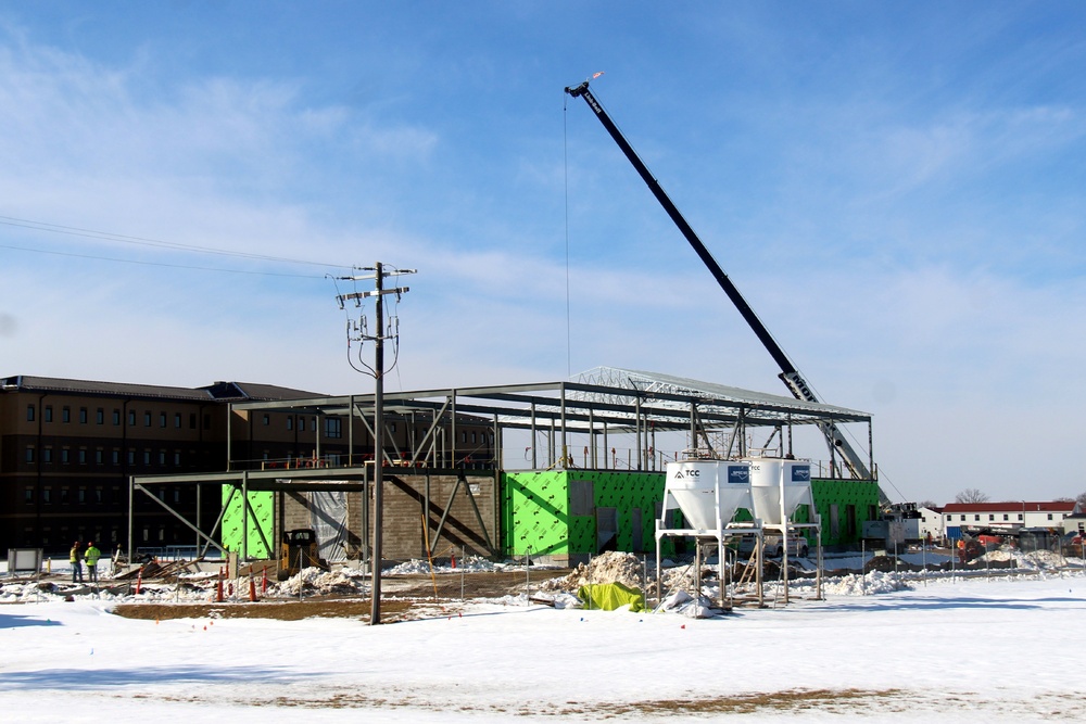 February 2023 construction operations of $11.96 million transient training brigade headquarters at Fort McCoy