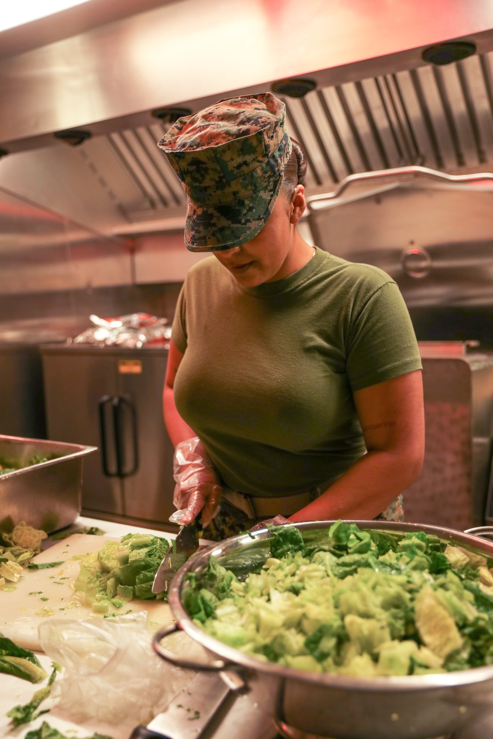 W.P.T Hill Competition | Headquarters Marine Corps personnel evaluates Food Service Marines