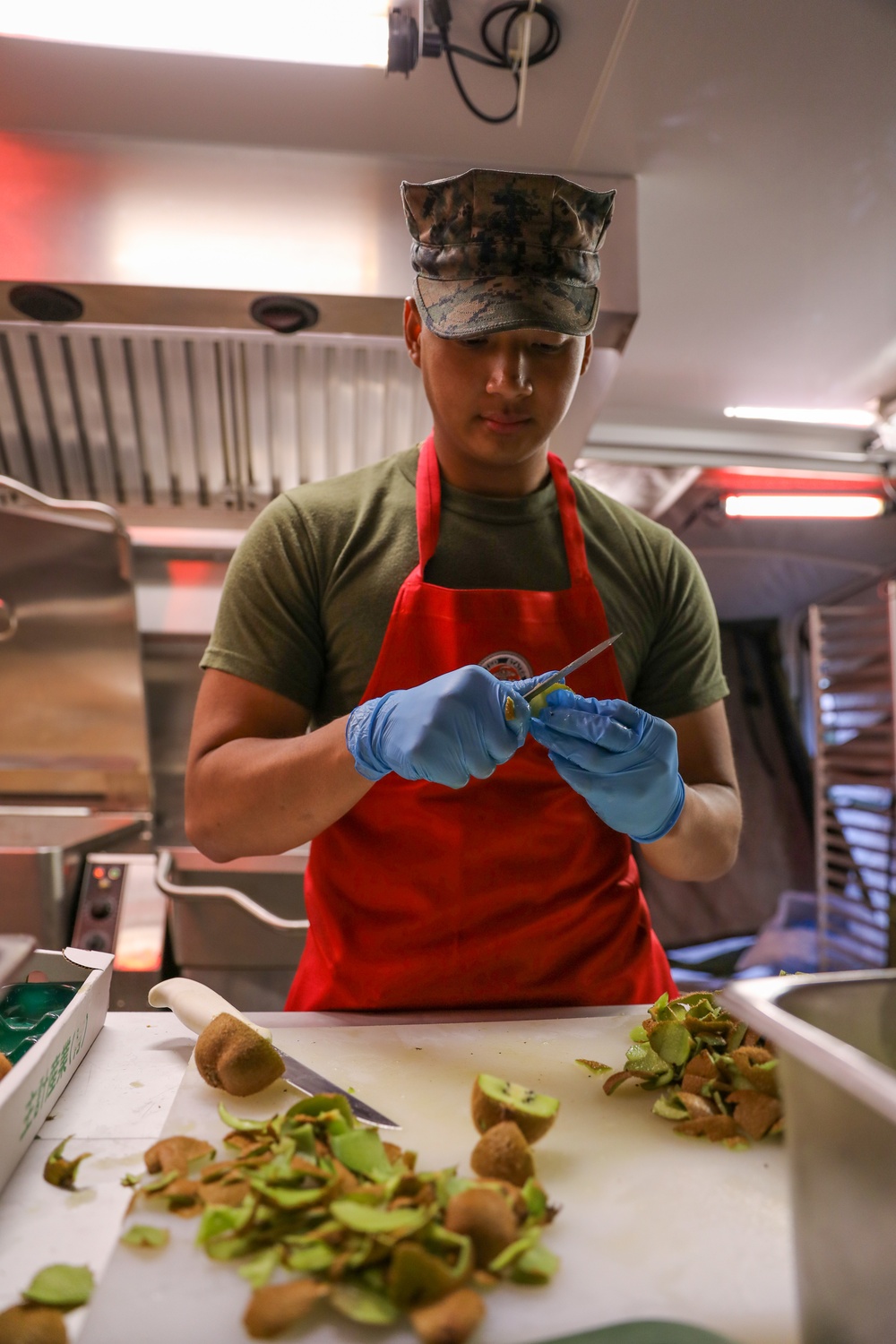 W.P.T Hill Competition | Headquarters Marine Corps personnel evaluates Food Service Marines