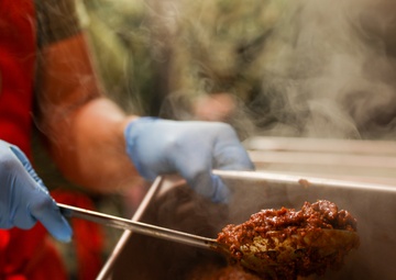 W.P.T Hill Competition | Headquarters Marine Corps personnel evaluates Food Service Marines