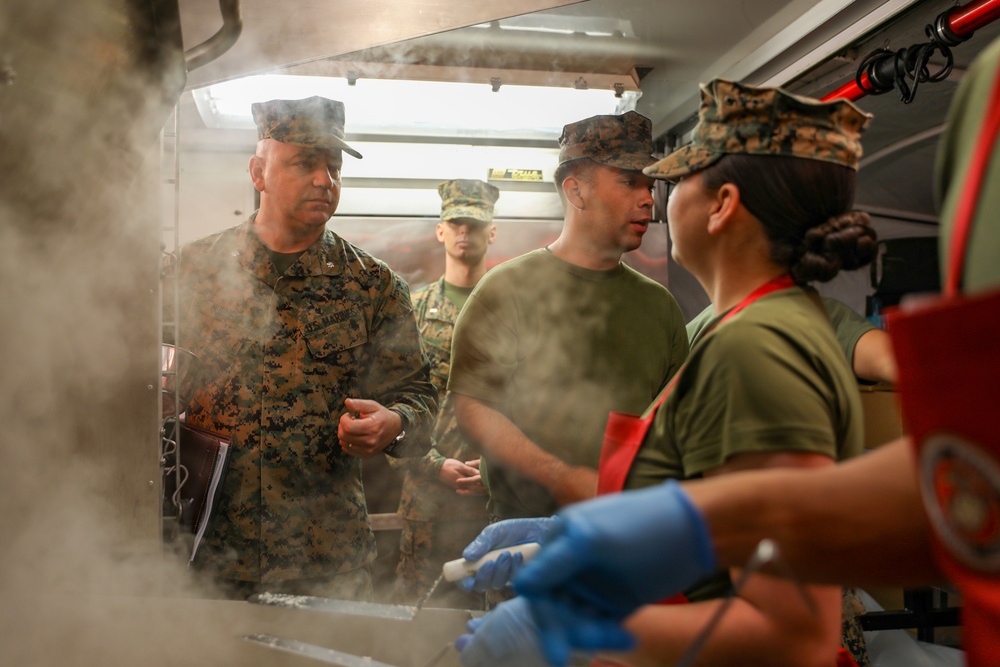 W.P.T Hill Competition | Headquarters Marine Corps personnel evaluates Food Service Marines