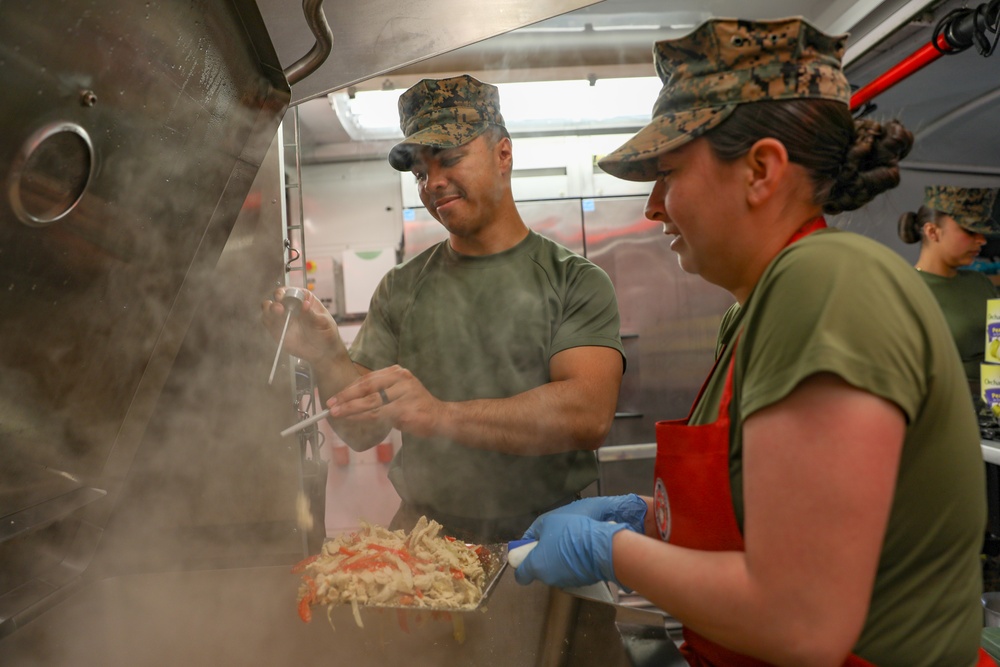 W.P.T Hill Competition | Headquarters Marine Corps personnel evaluates Food Service Marines