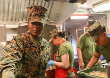 W.P.T Hill Competition | Headquarters Marine Corps personnel evaluates Food Service Marines