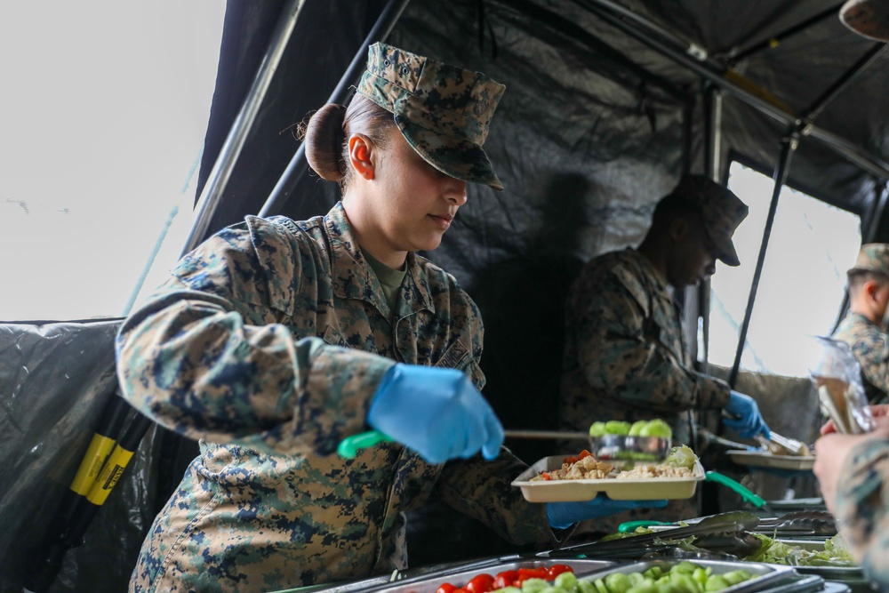 W.P.T Hill Competition | Headquarters Marine Corps personnel evaluates Food Service Marines