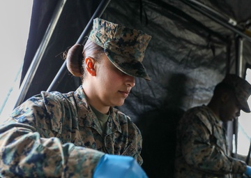 W.P.T Hill Competition | Headquarters Marine Corps personnel evaluates Food Service Marines