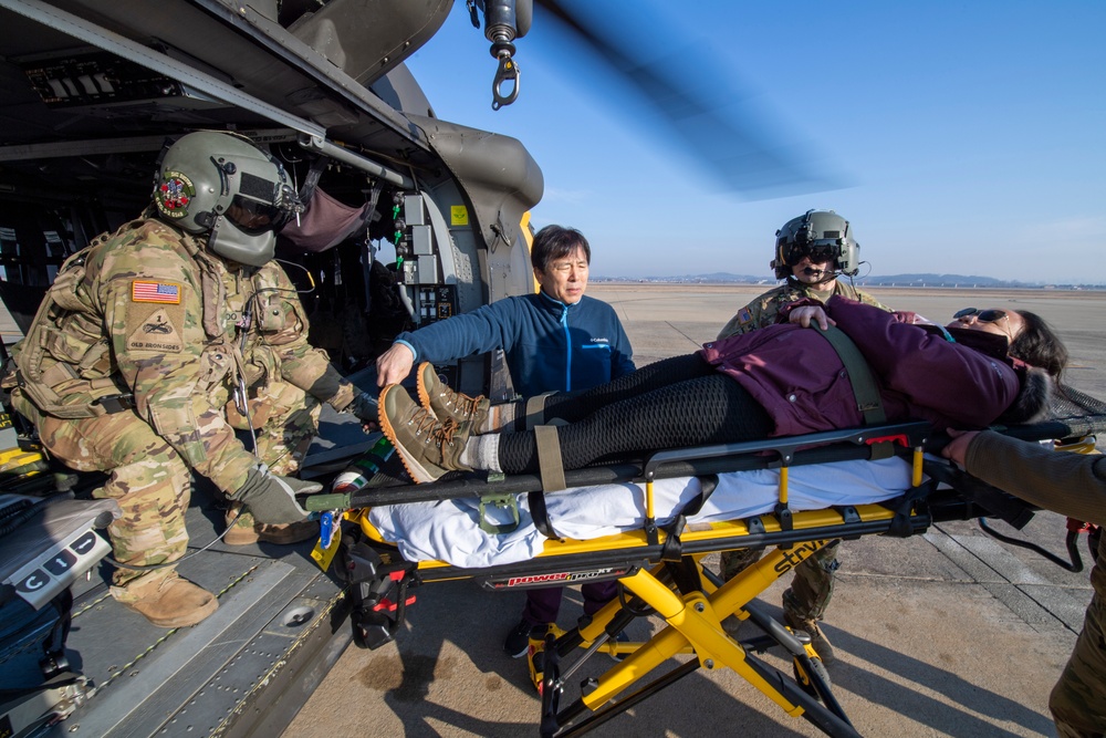 U.S. and ROK Medical train for trauma