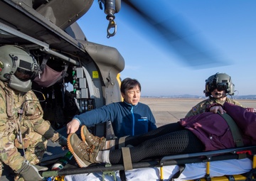 U.S. and ROK Medical train for trauma