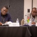 Attendees take notes during the second day of the African Alumni Symposium, in Carlisle, Pennsylvania