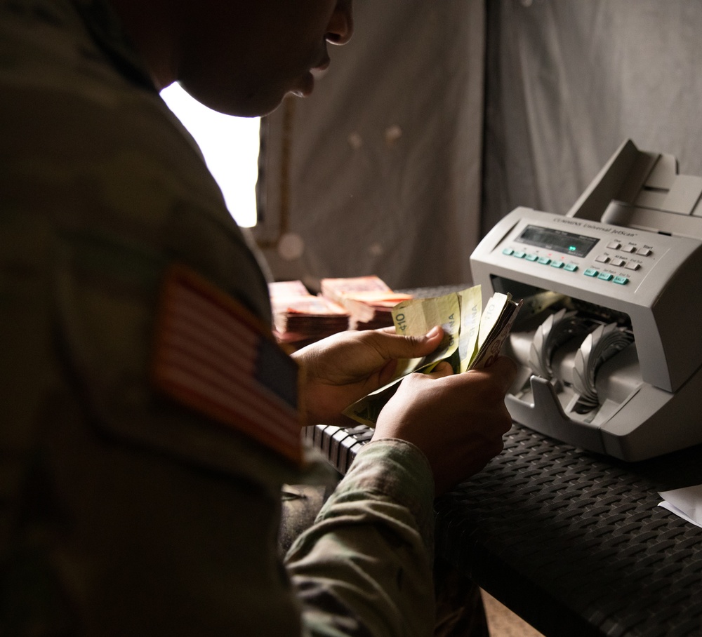 U.S. Forces support finance operations during Flintlock