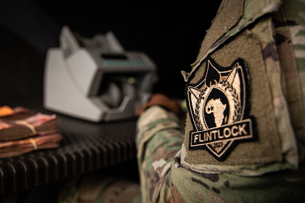 U.S. Forces support finance operations during Flintlock