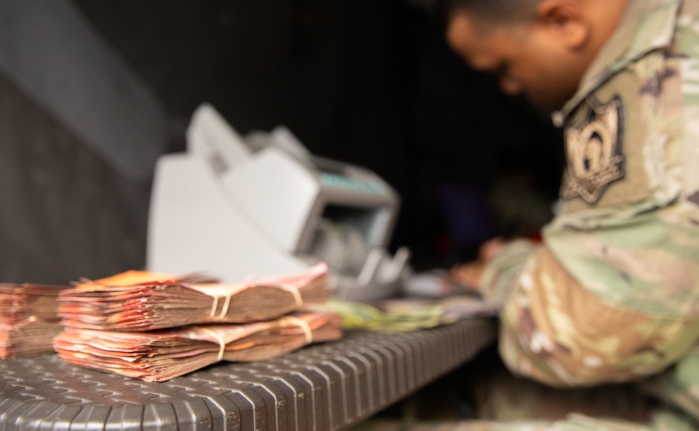 U.S. Forces support finance operations during Flintlock