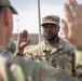 Sgt. Harris reenlistment ceremony