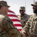 Sgt. Harris reenlistment ceremony