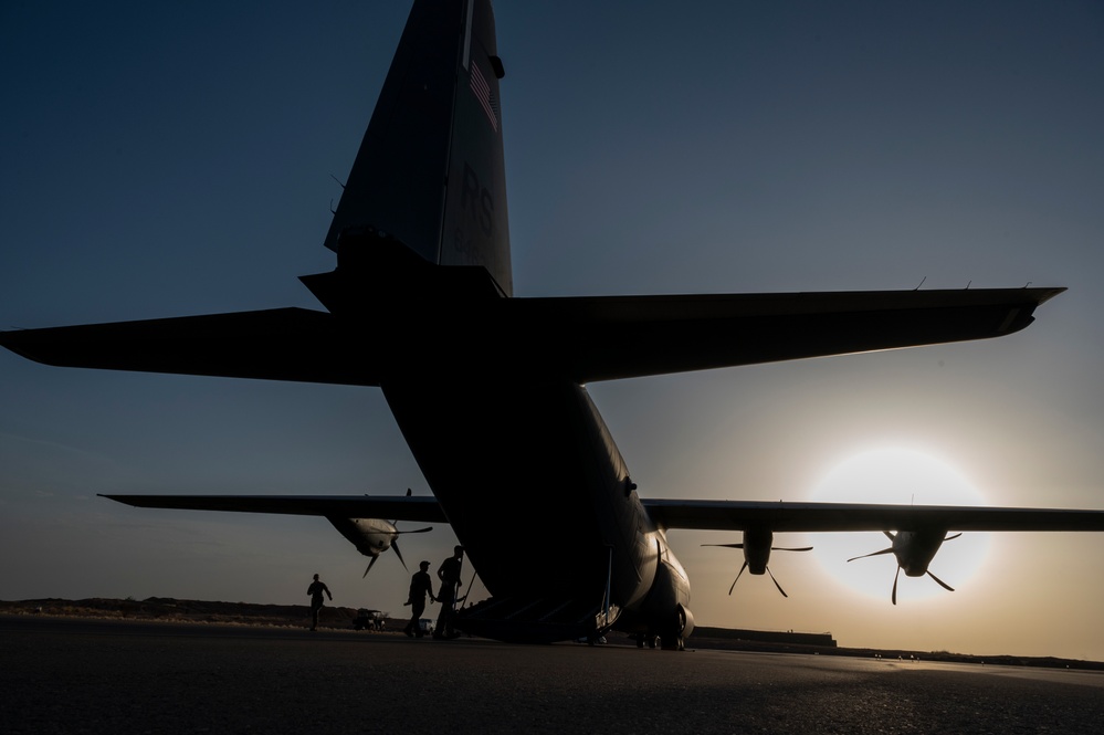 Herculean sunset at AB 201, Niger