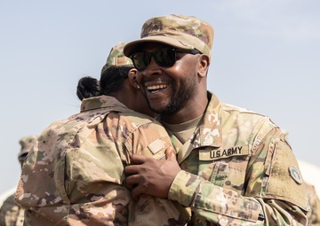 Sgt. Harris reenlistment ceremony