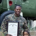 U.S. Marine Promotes to Staff Sgt. at National Museum of the Marine Corps