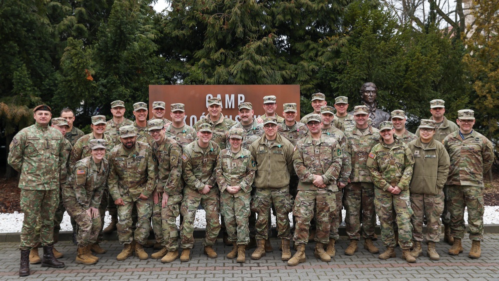 Maj. Gen. Womack Awards Outgoing CA Team