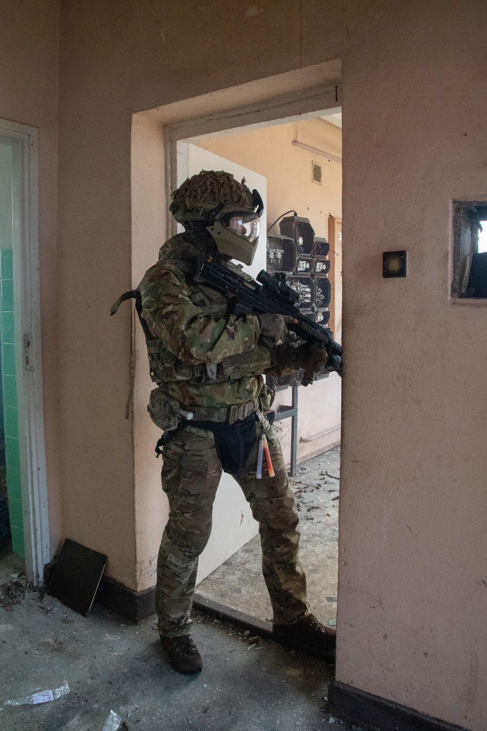 eFP Battle Group Poland Train to Fight in Urban Battlefield