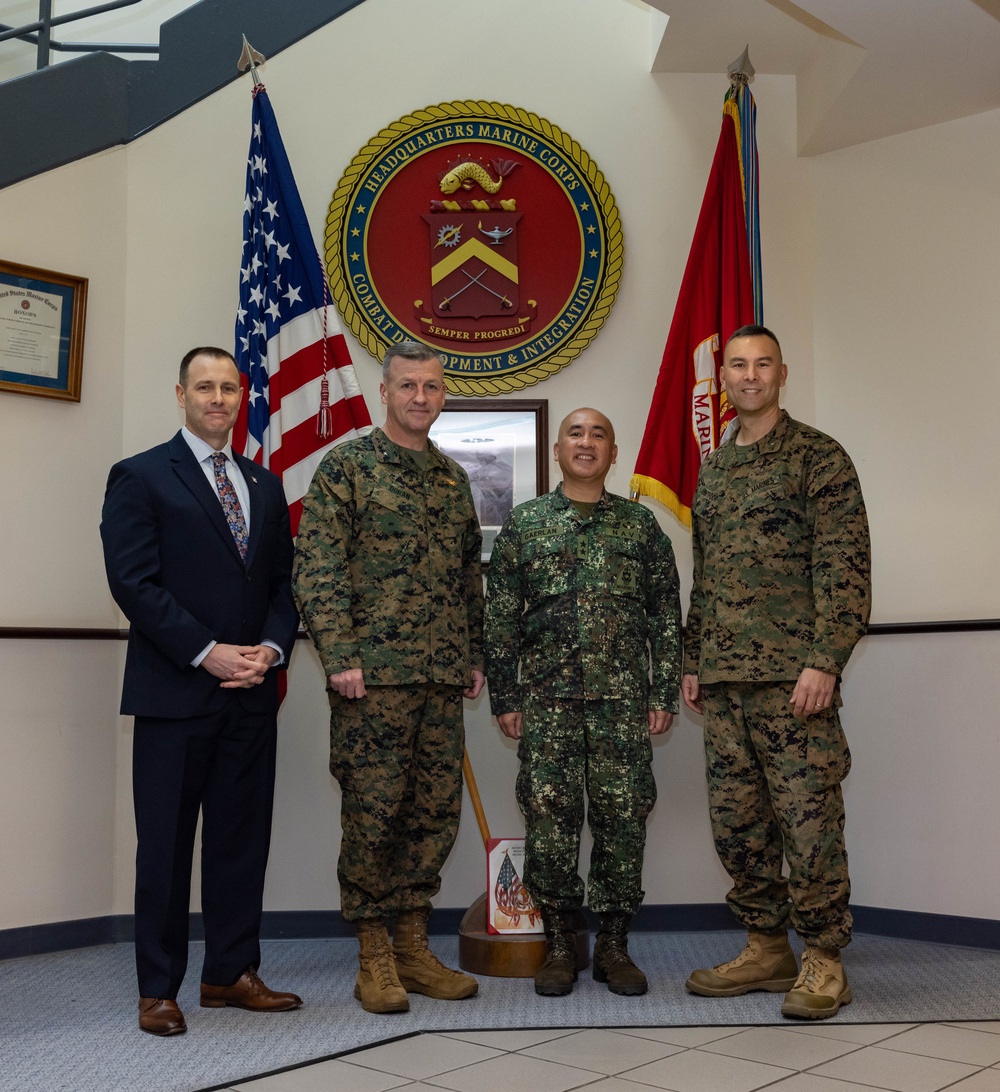 Commandant of the Philippine Marine Corps Visits Marine Corps Base Quantico