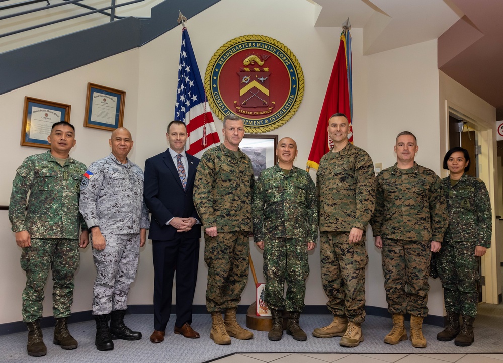 Commandant of the Philippine Marine Corps Visits Marine Corps Base Quantico