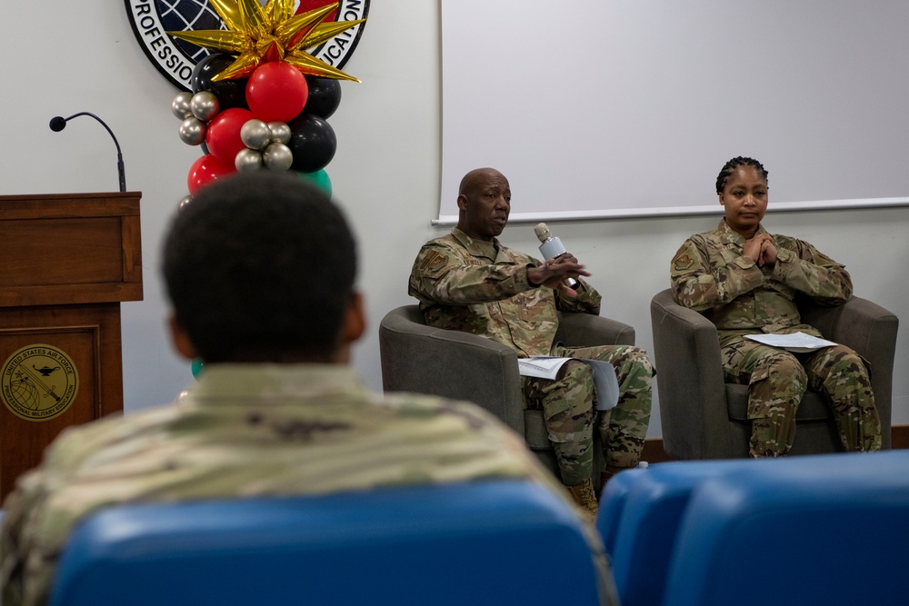 The 31st Fighter Wing hosted a Black History Month Panel