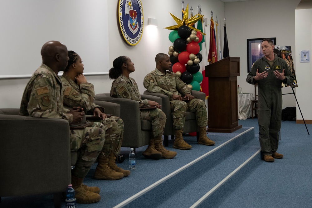 The 31st Fighter Wing hosted a Black History Month Panel