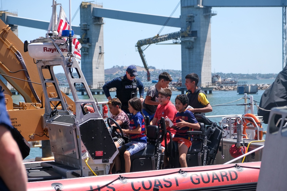 USCGC Stone conducts tours in Montevideo, Uruguay