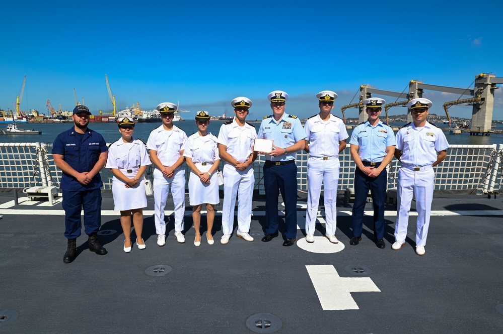 USCGC Stone conducts tours in Montevideo, Uruguay